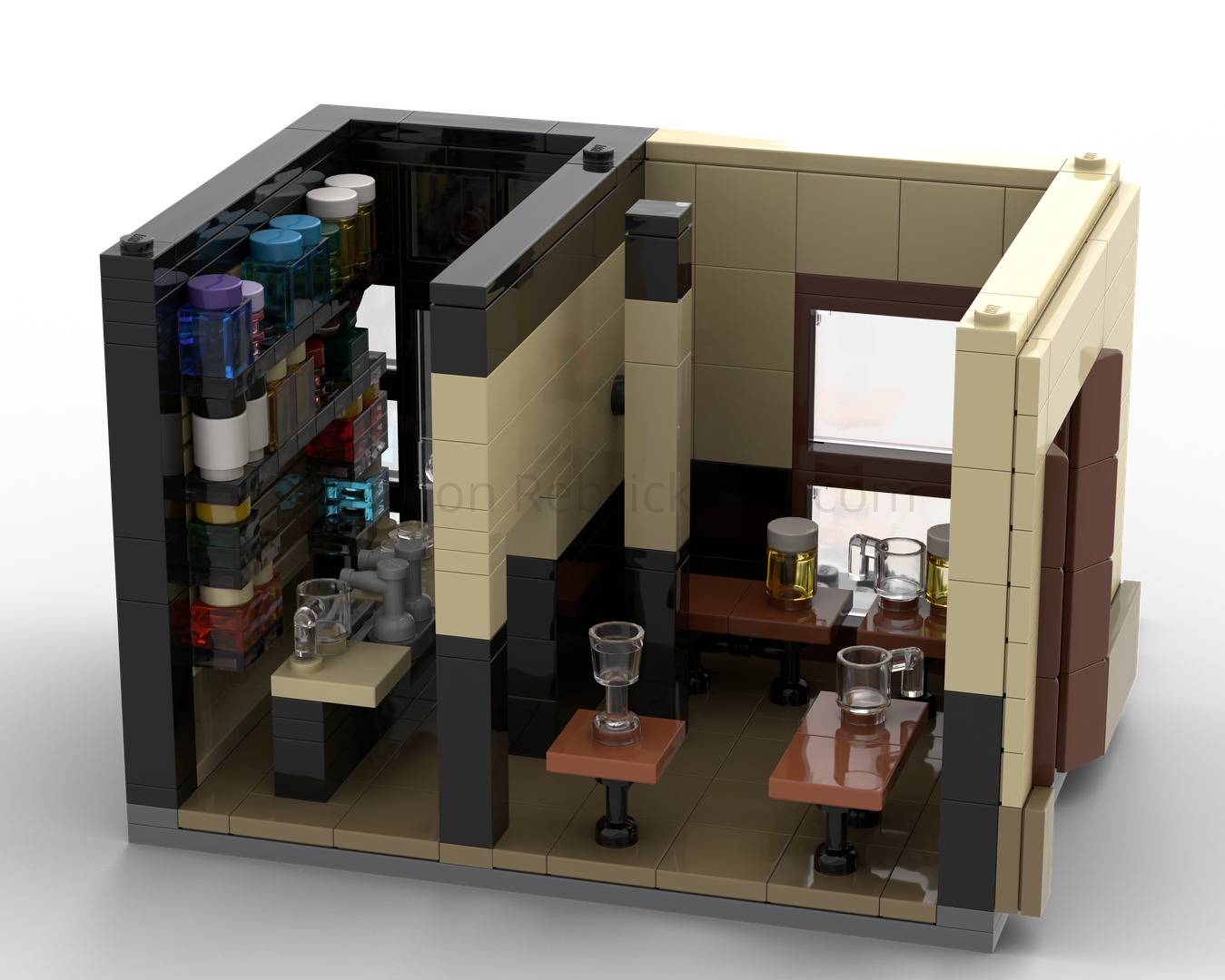 Black Cat bar (MOC-220783) - LEGO MOC | MOC Tracker