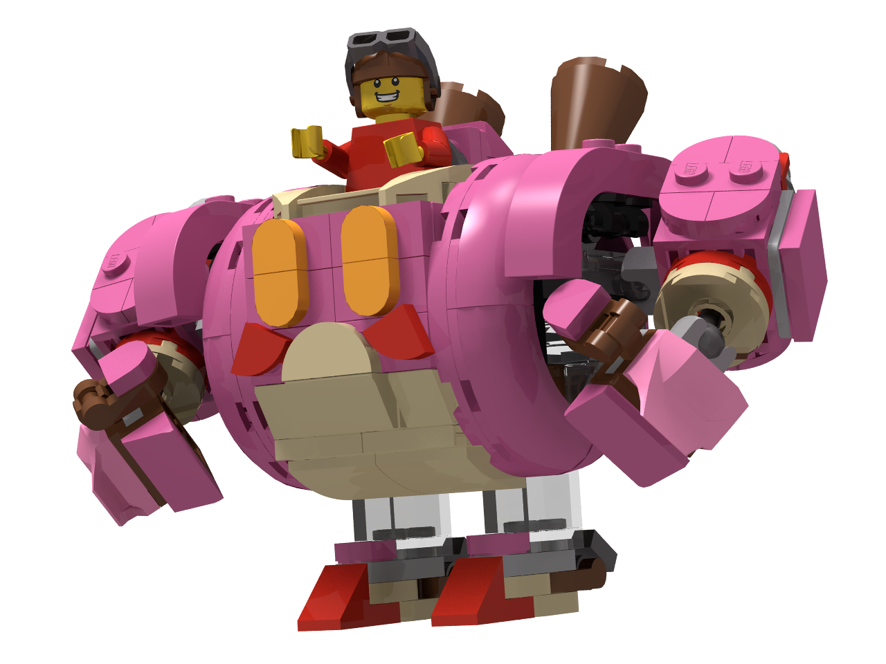 Kirby's Robobot Armor (Minifig compatible!)