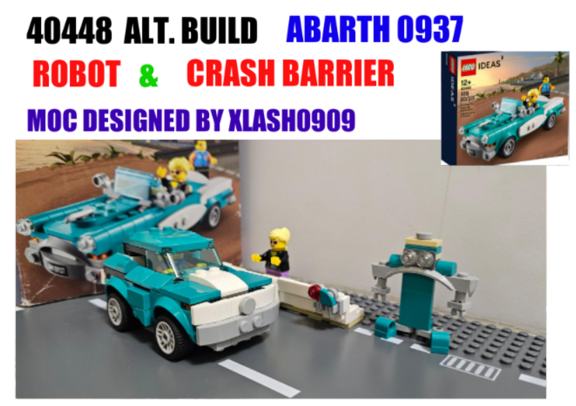 40448 ABARTH 0937 _ROBOT & CRASH BARRIER alternate build