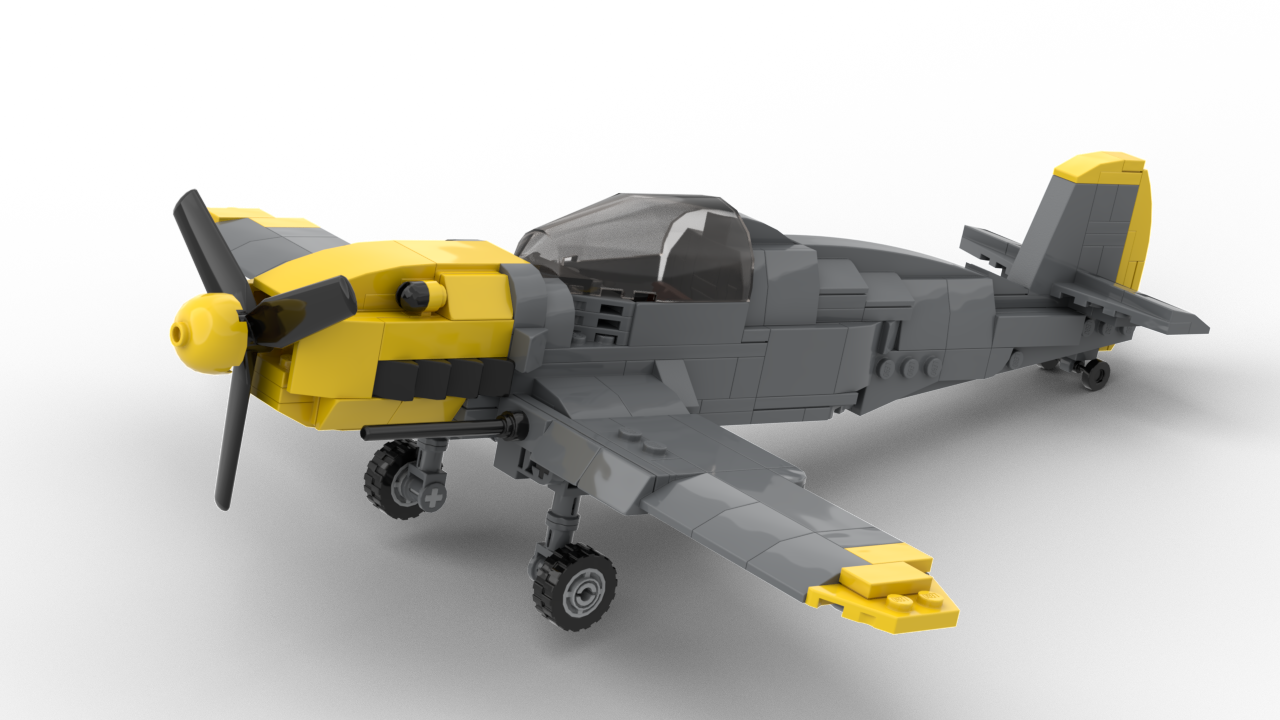 WW2 German BF-109 Fighter Plane