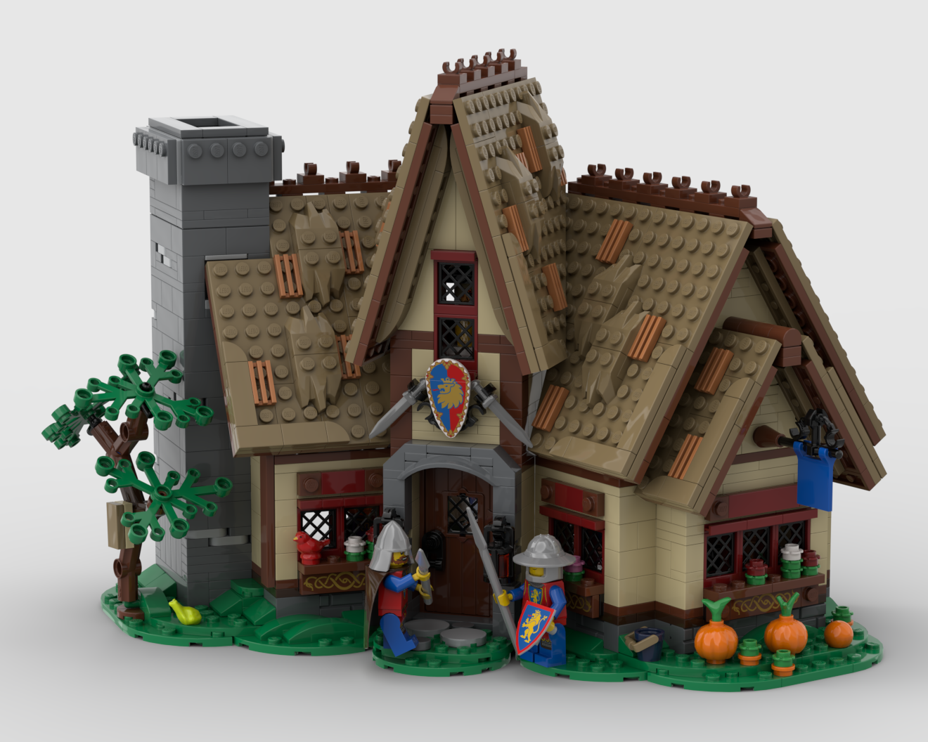 Medieval Inn (Santa's Visit 10293 Mod)