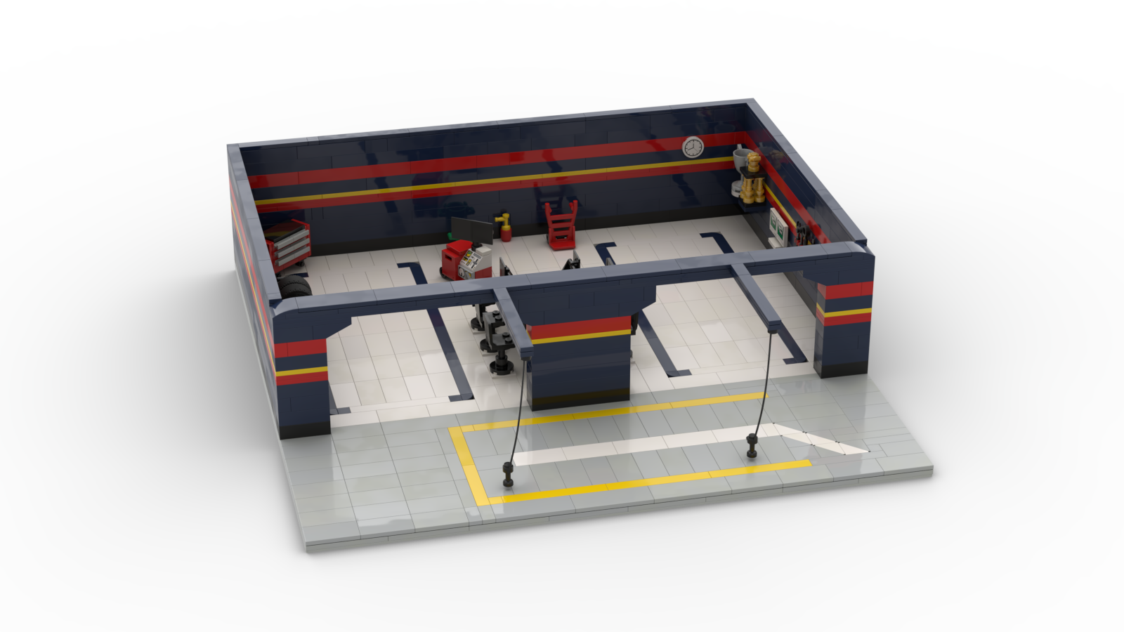 Speed champions Formula 1 Redbull Garage/Pit