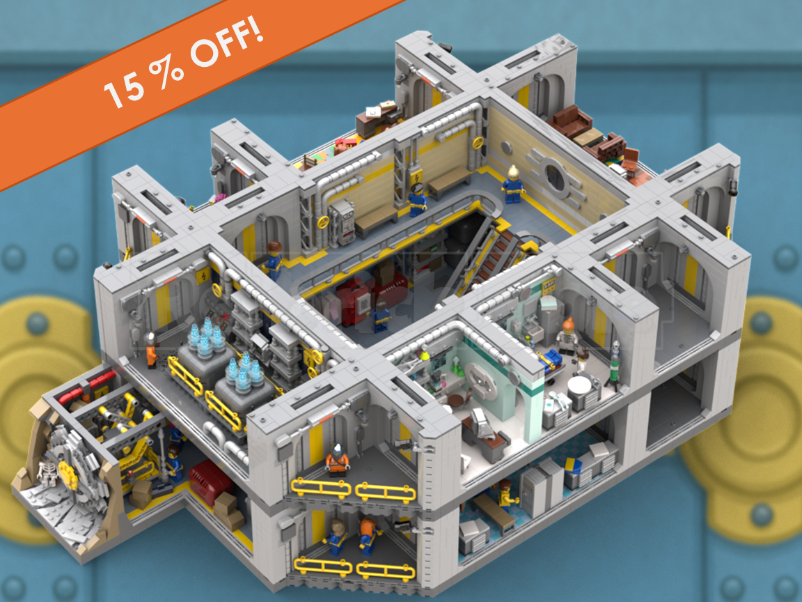 Bundle - Fallout 4 Vault 81 - 8 Rooms, 2 Connectors and the Atrium