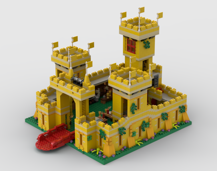Castle Deluxe 1979 Yellow Castle