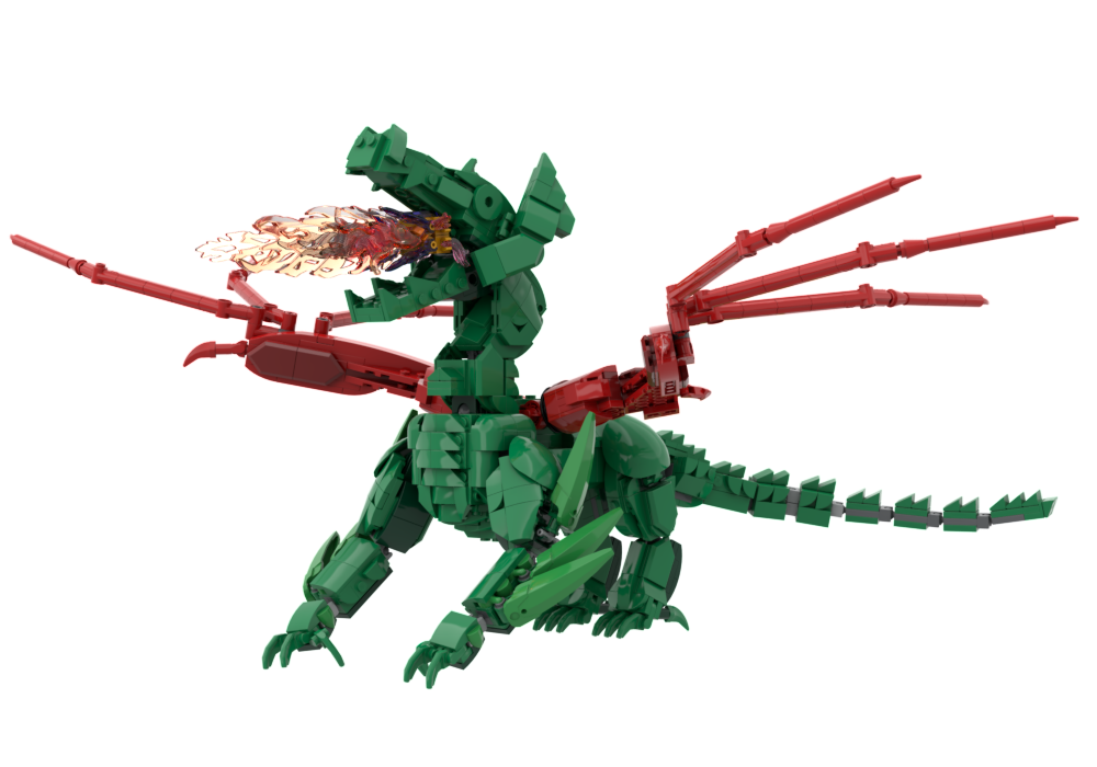 Classic Dragon Reimagining (Green)