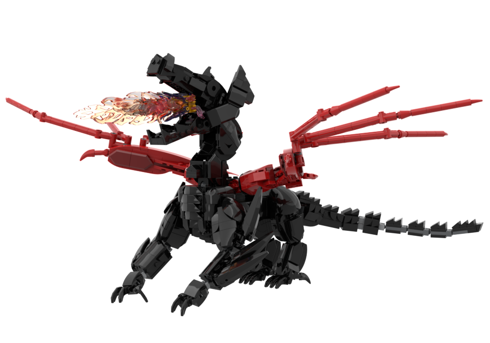 Classic Dragon Reimagining (Black)