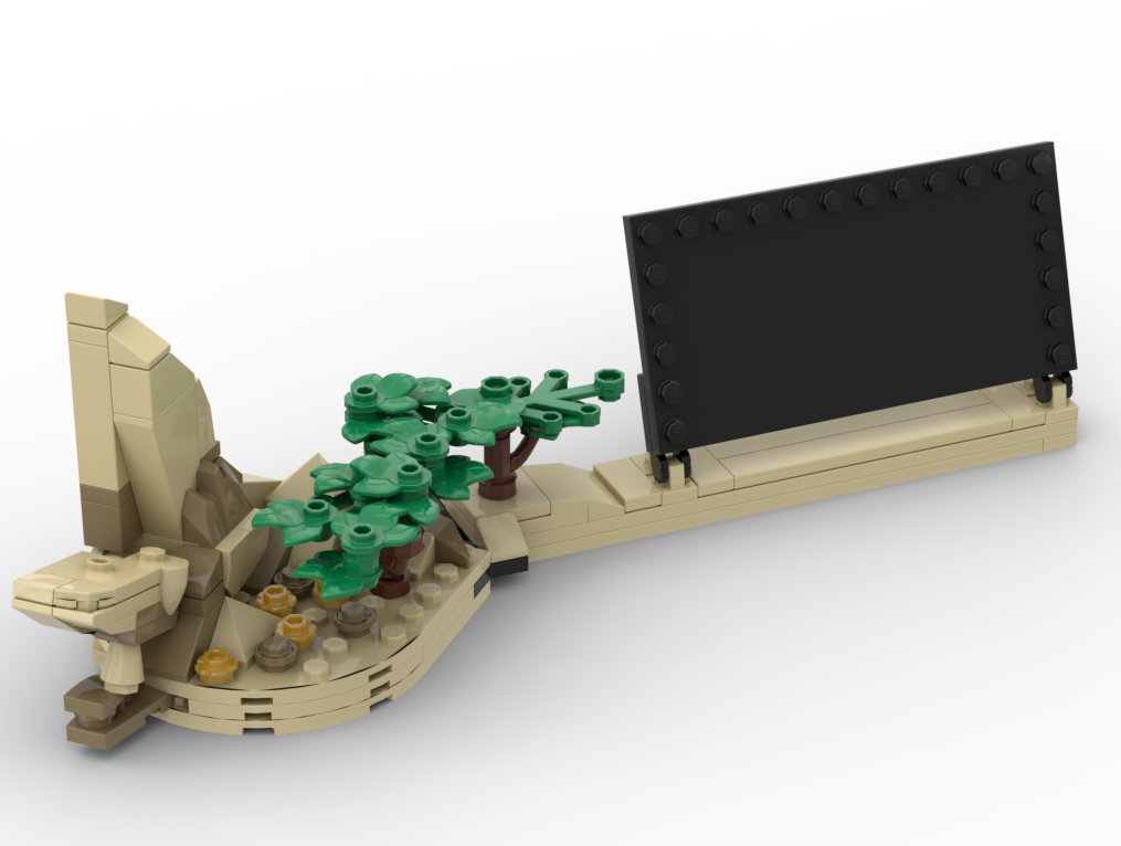 lego stand for the lion king set