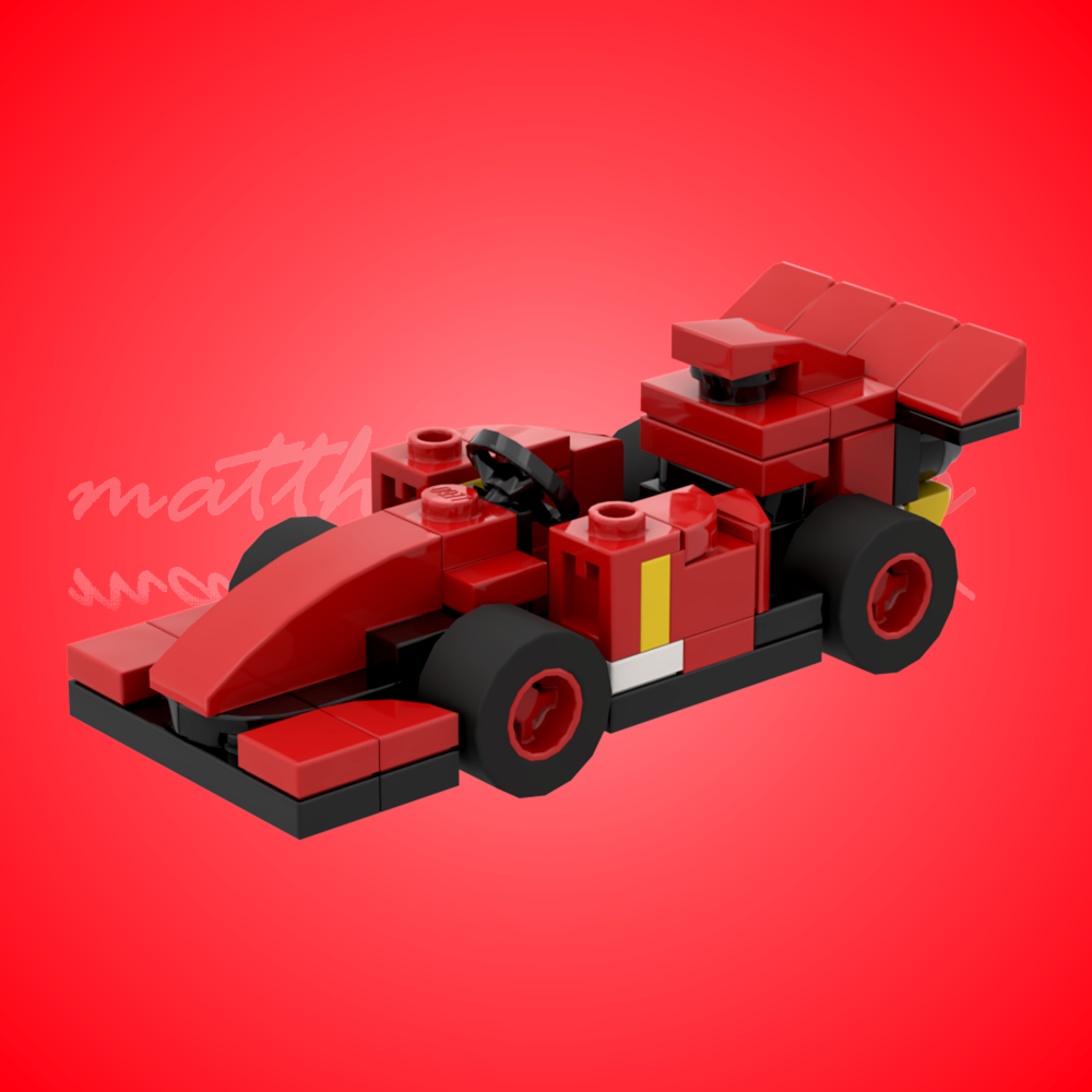 The 2441 Formula Racing Car in Red