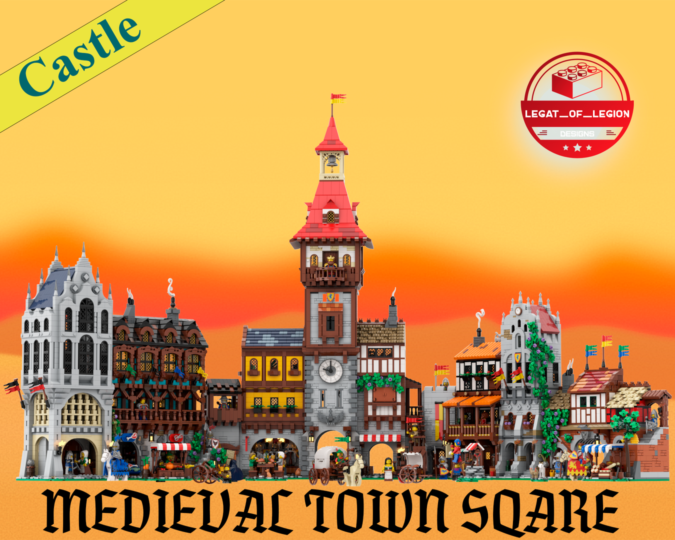 Complete Medieval Town Square