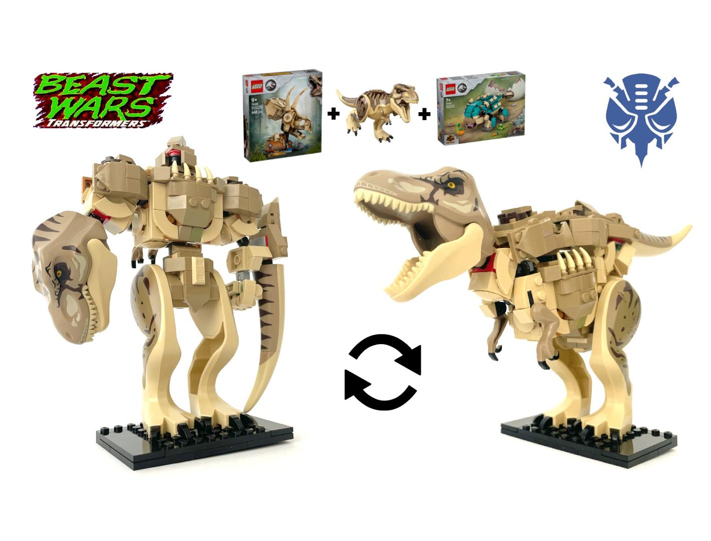 Megatron Beast Wars Transformer - Jurassic Alt Build