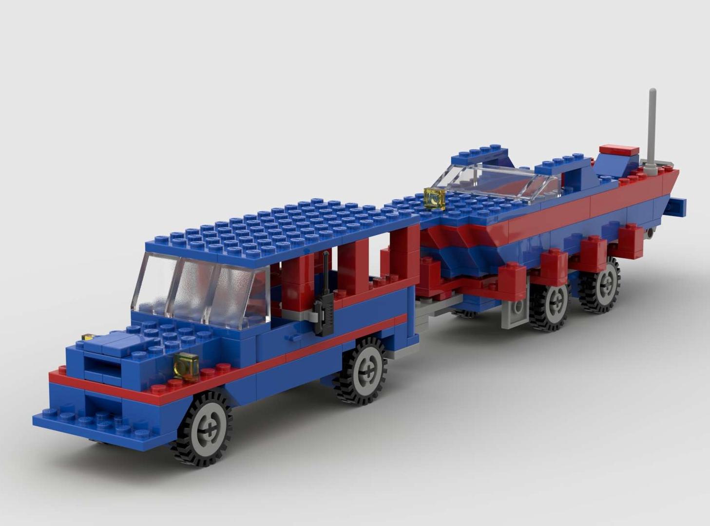 733 jeep with motor boat