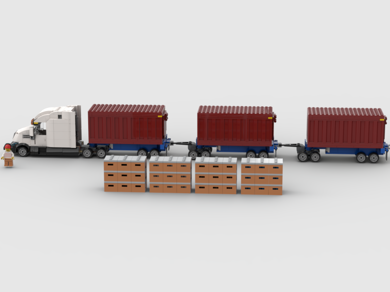 Sea-land truck (triple unit)