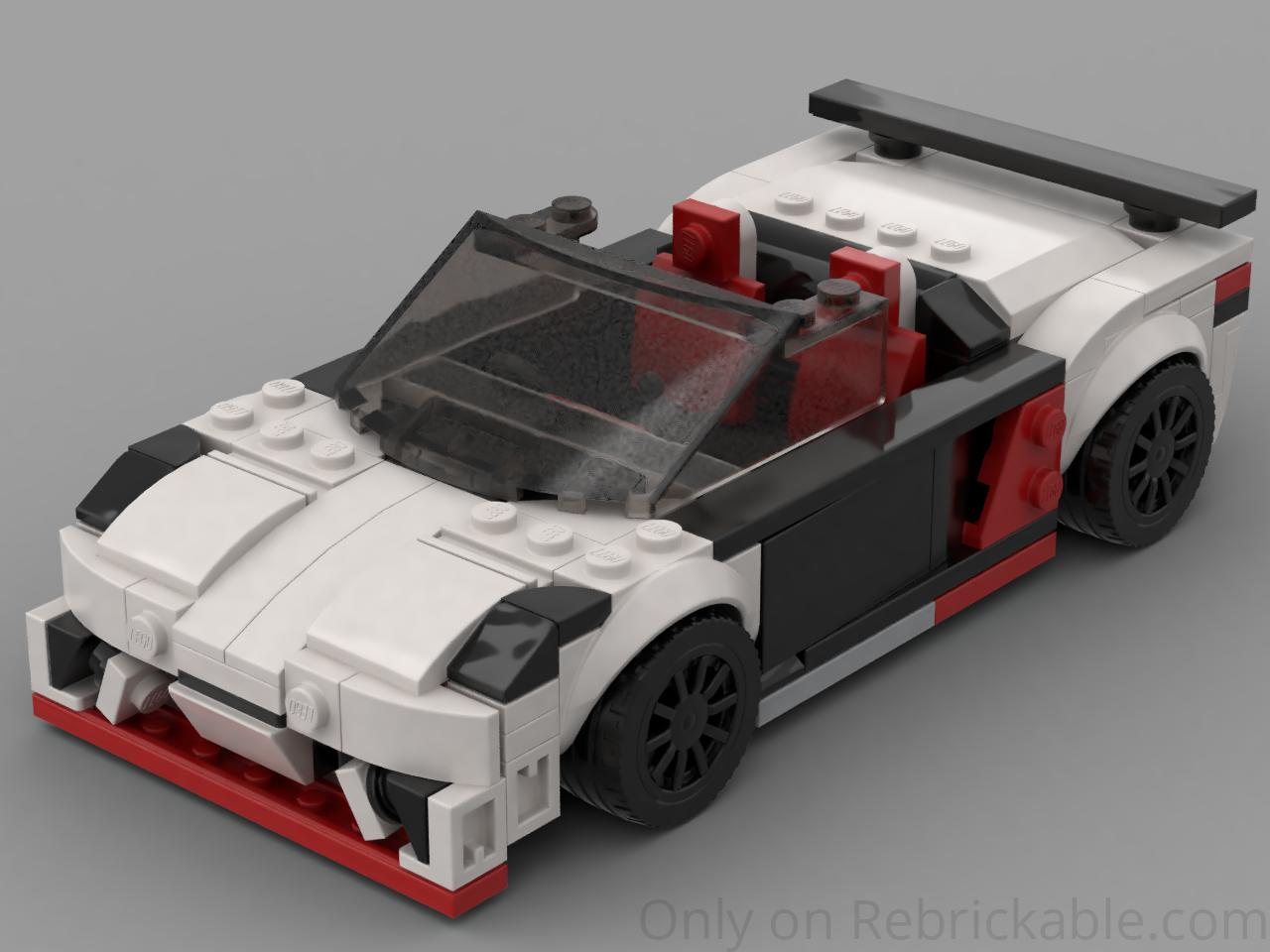 76896 Lamborghini Gallardo LP550-2 Spyder 2012 (MOC-222058) - LEGO MOC ...