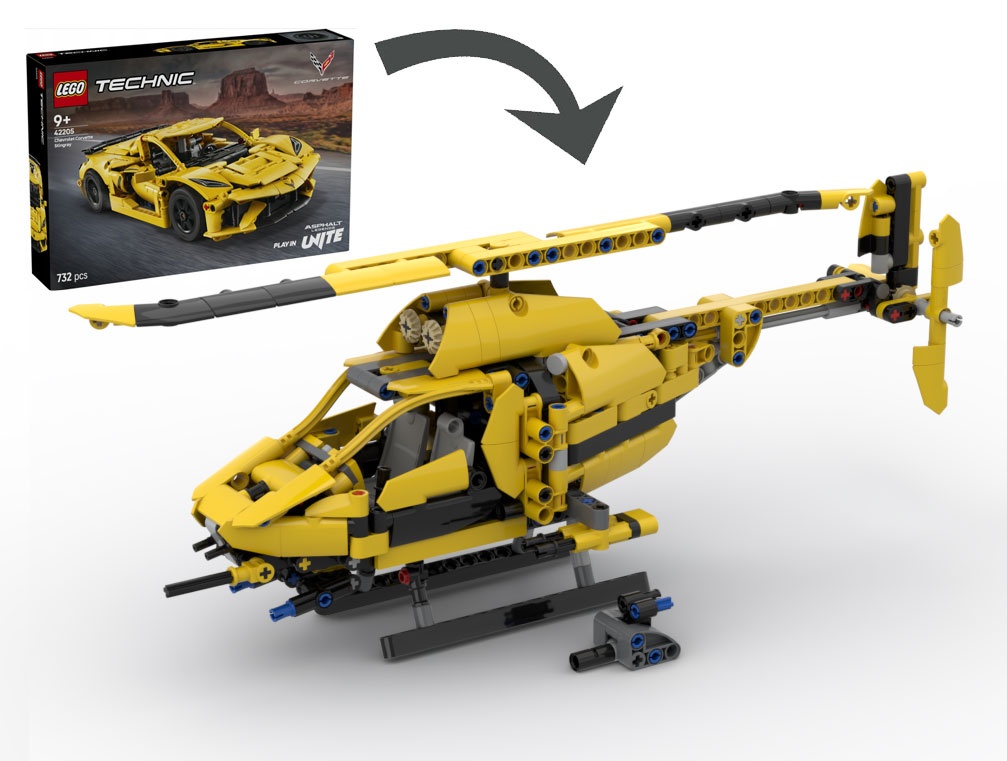 42205 NewsRaptorX1 helicopter alternate build
