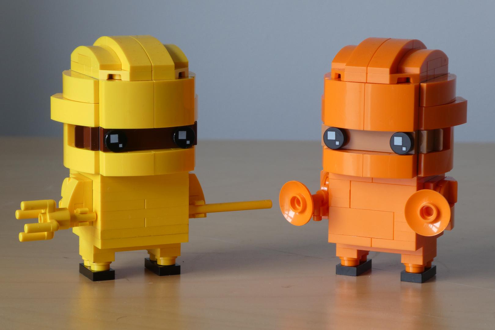 Two Colourful Ninjas