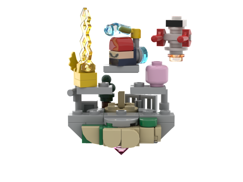 Super Smash Bros. Brawl - Battlefield (Microscale)