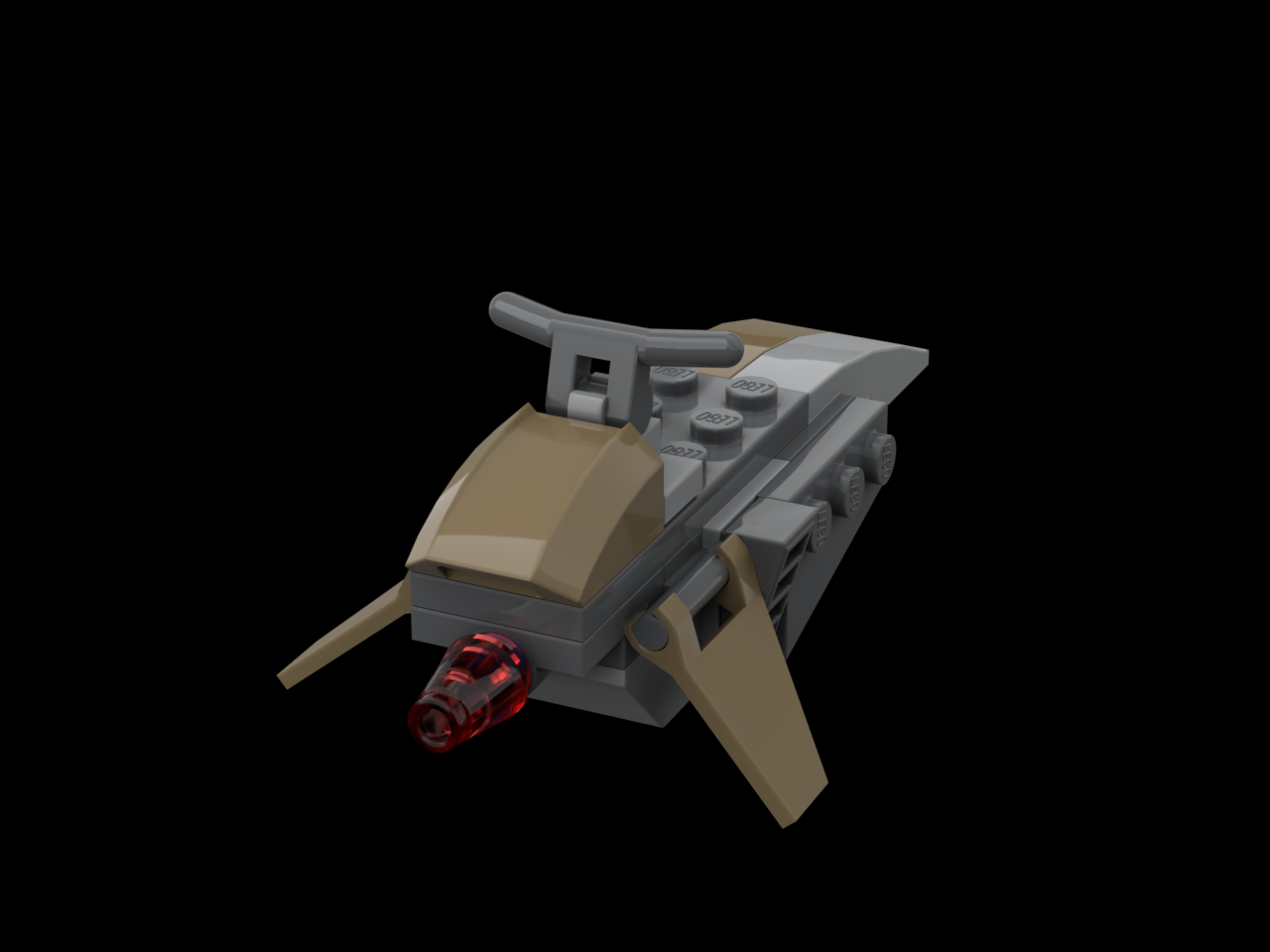 [ALT] Improved 75267 Balutar-Class Mandalorian Swoop Bike alternate build