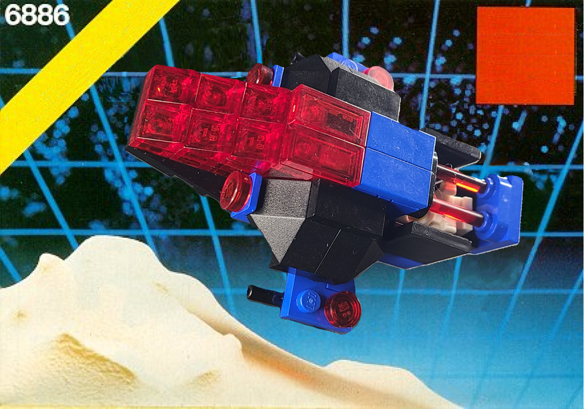 Space Baby Scaled Space Police 6886 Galactic Peace Keeper