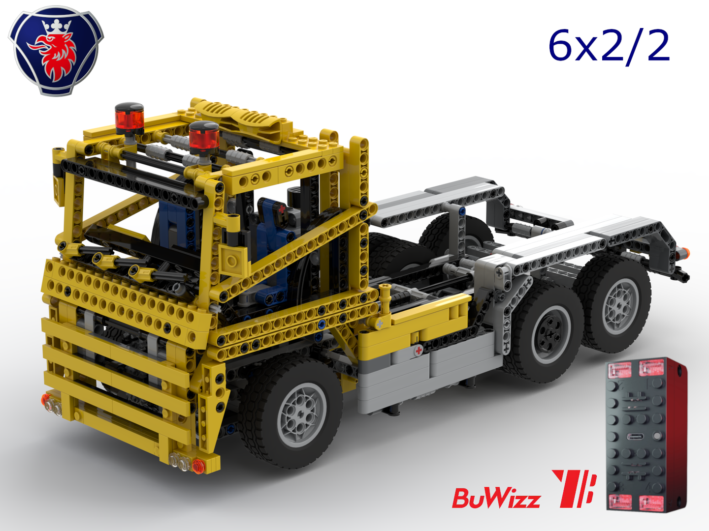 8421 Tractor Truck with Third Lift Axle