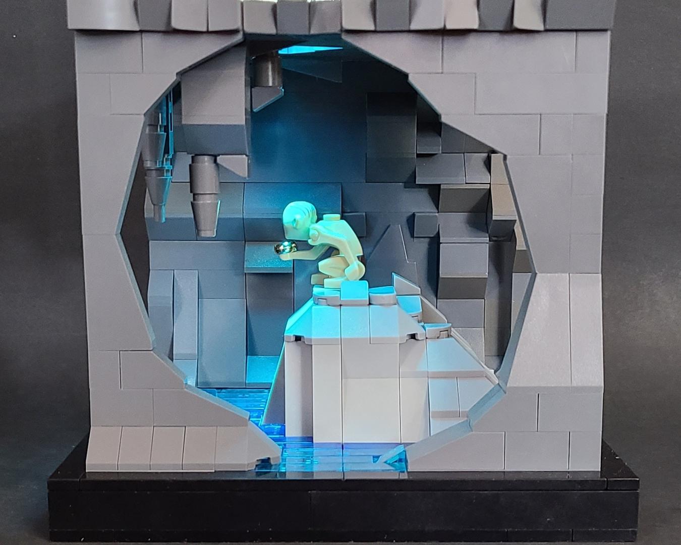 The Precious: Gollum's Cave MOC