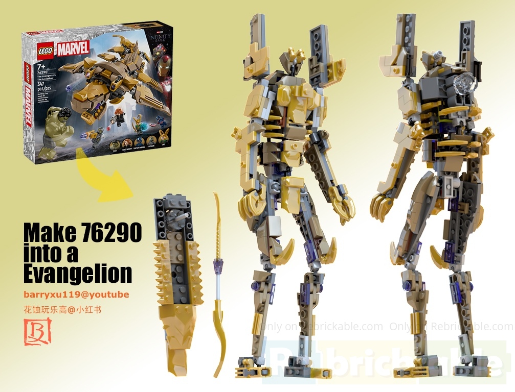 Make 76290 into a Evangelion