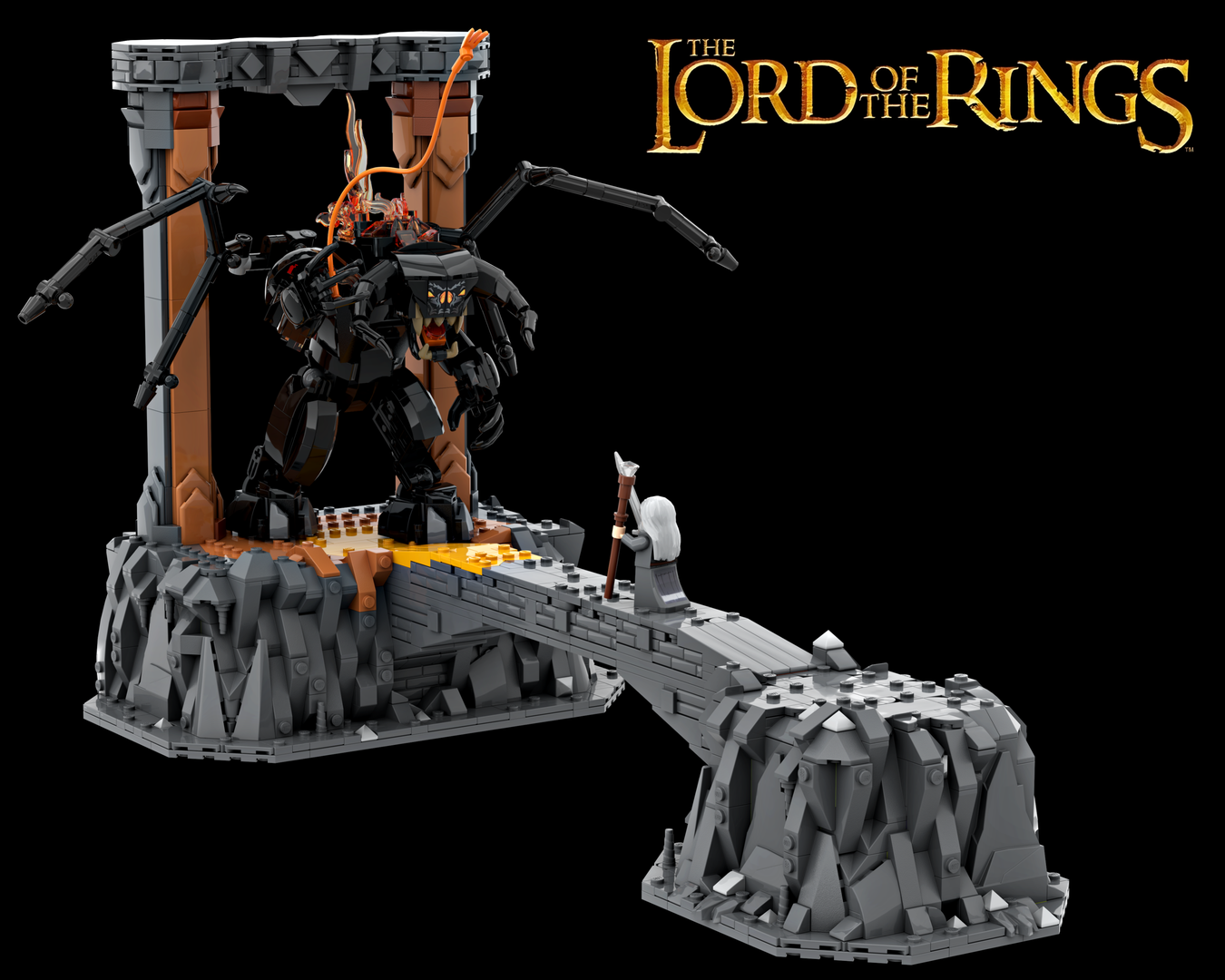 The Balrog v/s Gandalf the Grey