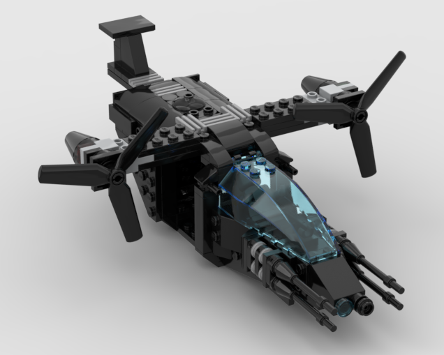 ultra agents VTOL helicopter / plane