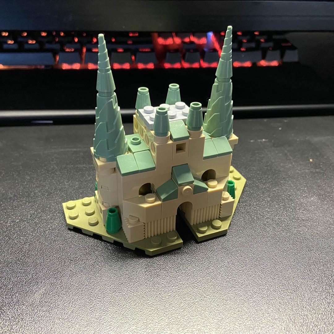 Symmetrical River castle