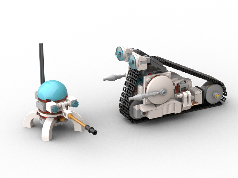 Tank & Dwarf Spider droids alternate build