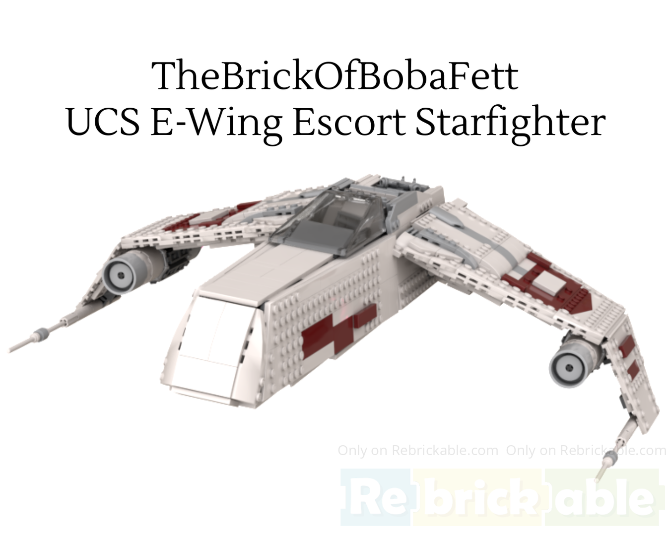 UCS E-wing Escort Fighter alternate build