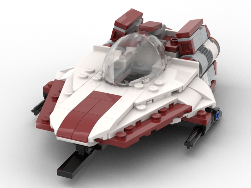 A-Wing fits Minifig pilot