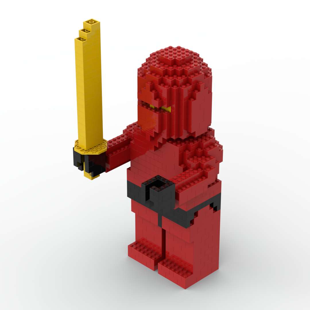 Large Ninja Warrior with Sword