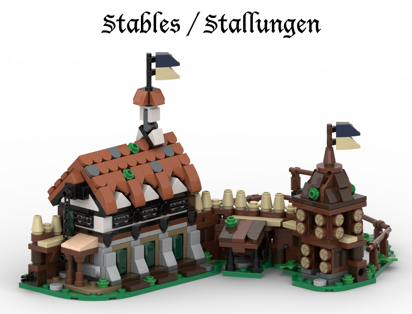 Stables - Courtyard Expansion for Mini Blaustein Castle