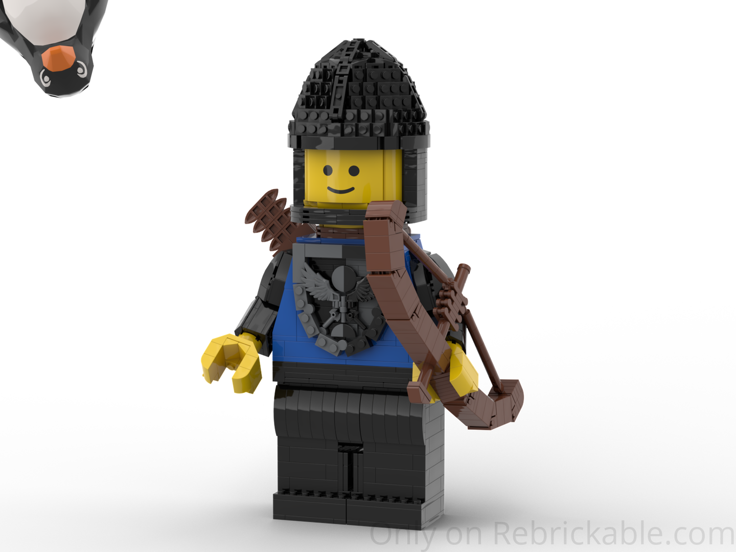 up scaled black falcon archer
