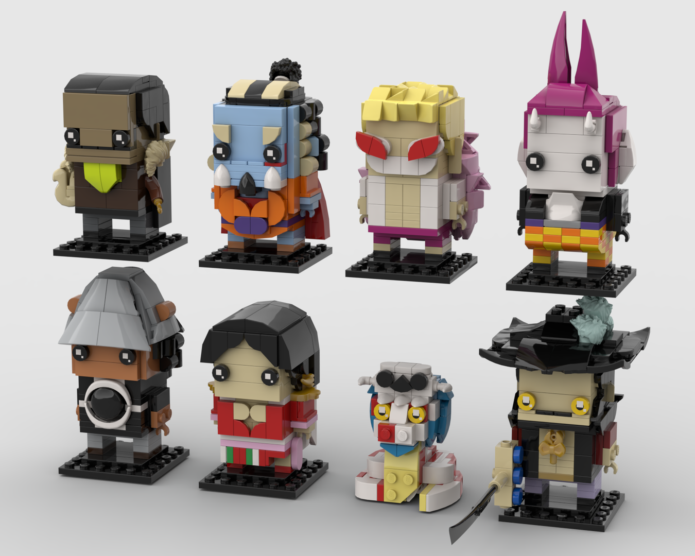 One Piece Sichibukai Brickheadz Collection
