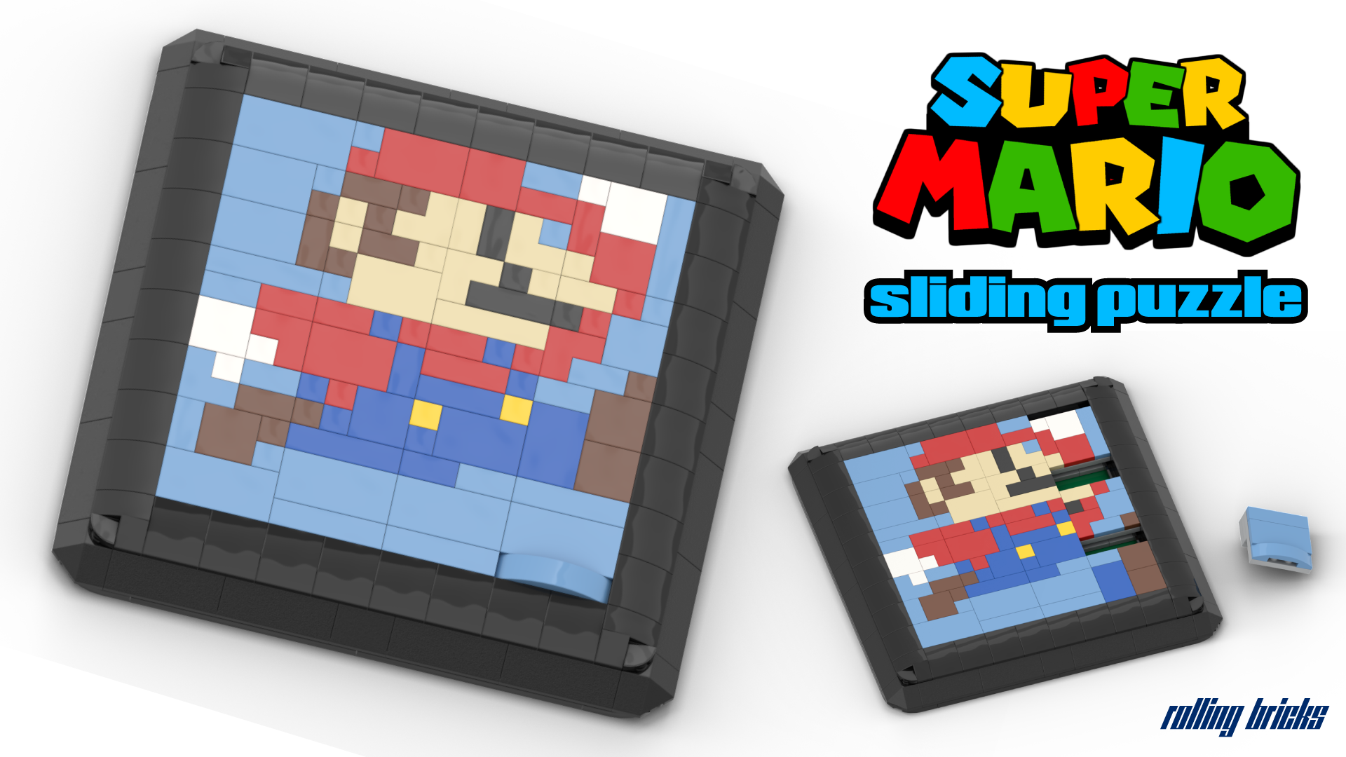 8-Bit Super Mario Sliding Puzzle Game