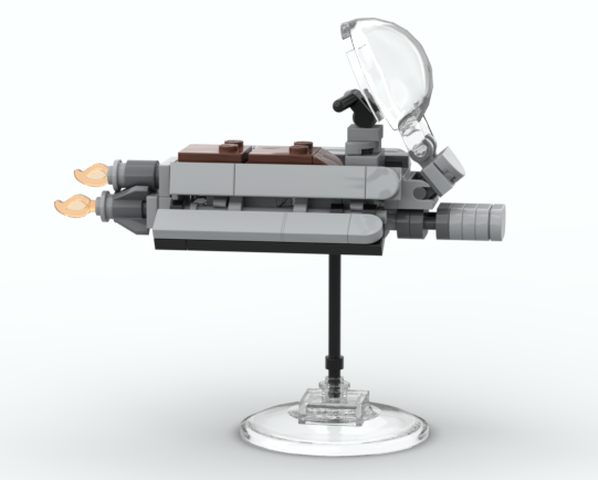 Avengers Hawkeye 's Custom Cross Technologies Sky Cycle  (Skycycle) MOC Instructions