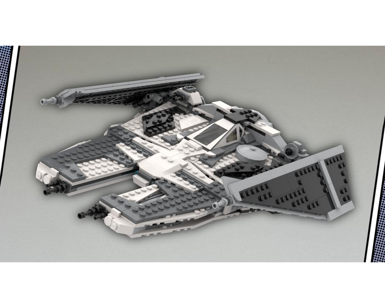 Mando's Corsair! (Fang Fighter vs TIE Interceptor Alternate Build