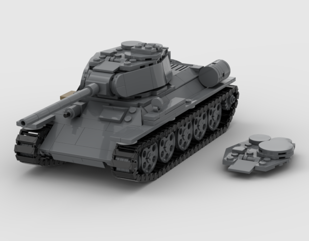 T-34-85 WW2 Soviet tank