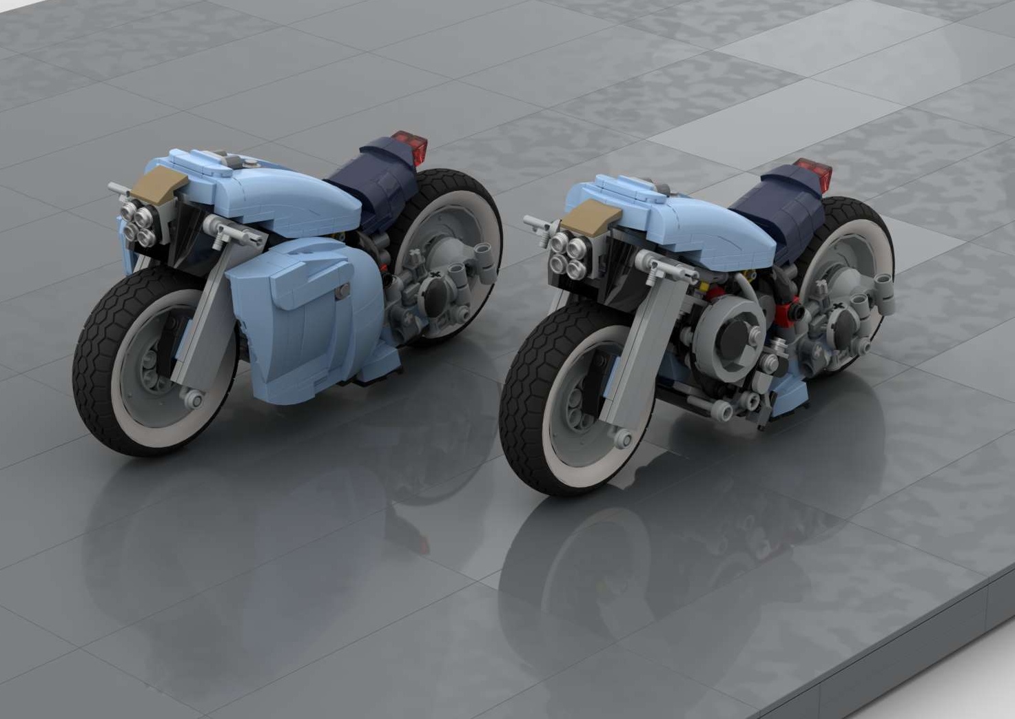 Concept Bike: Vespa 10298 Lego Set Alternate Build