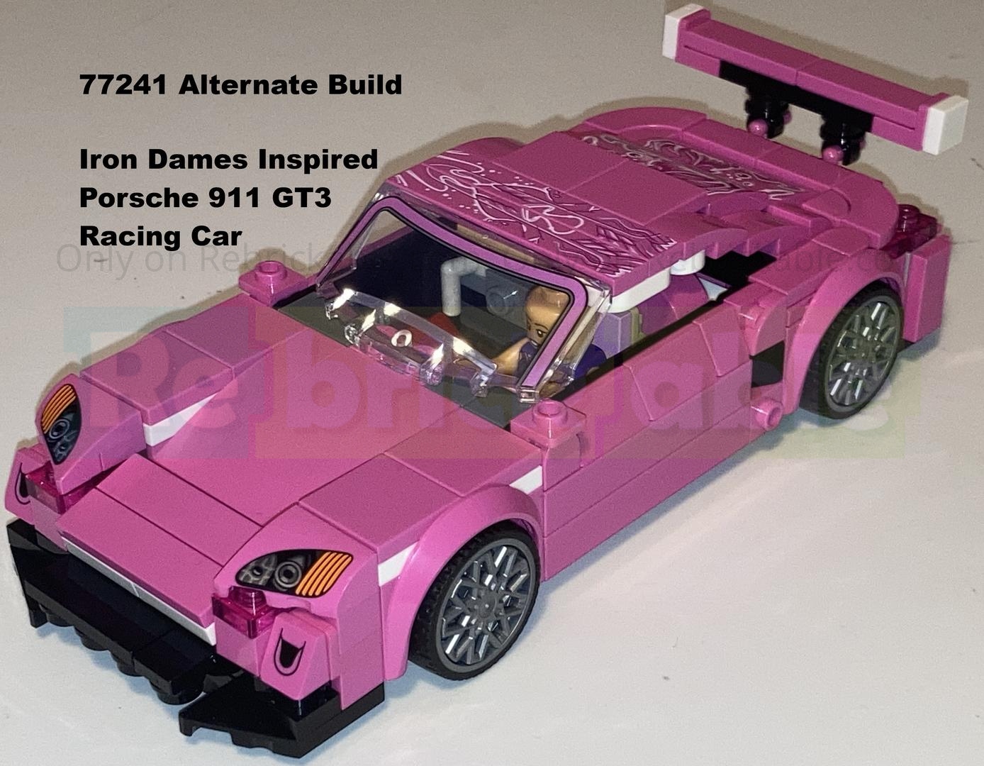 77241 Alt Build - Iron Dames Inspired Porsche 911 GT3 Racing Car alternate build
