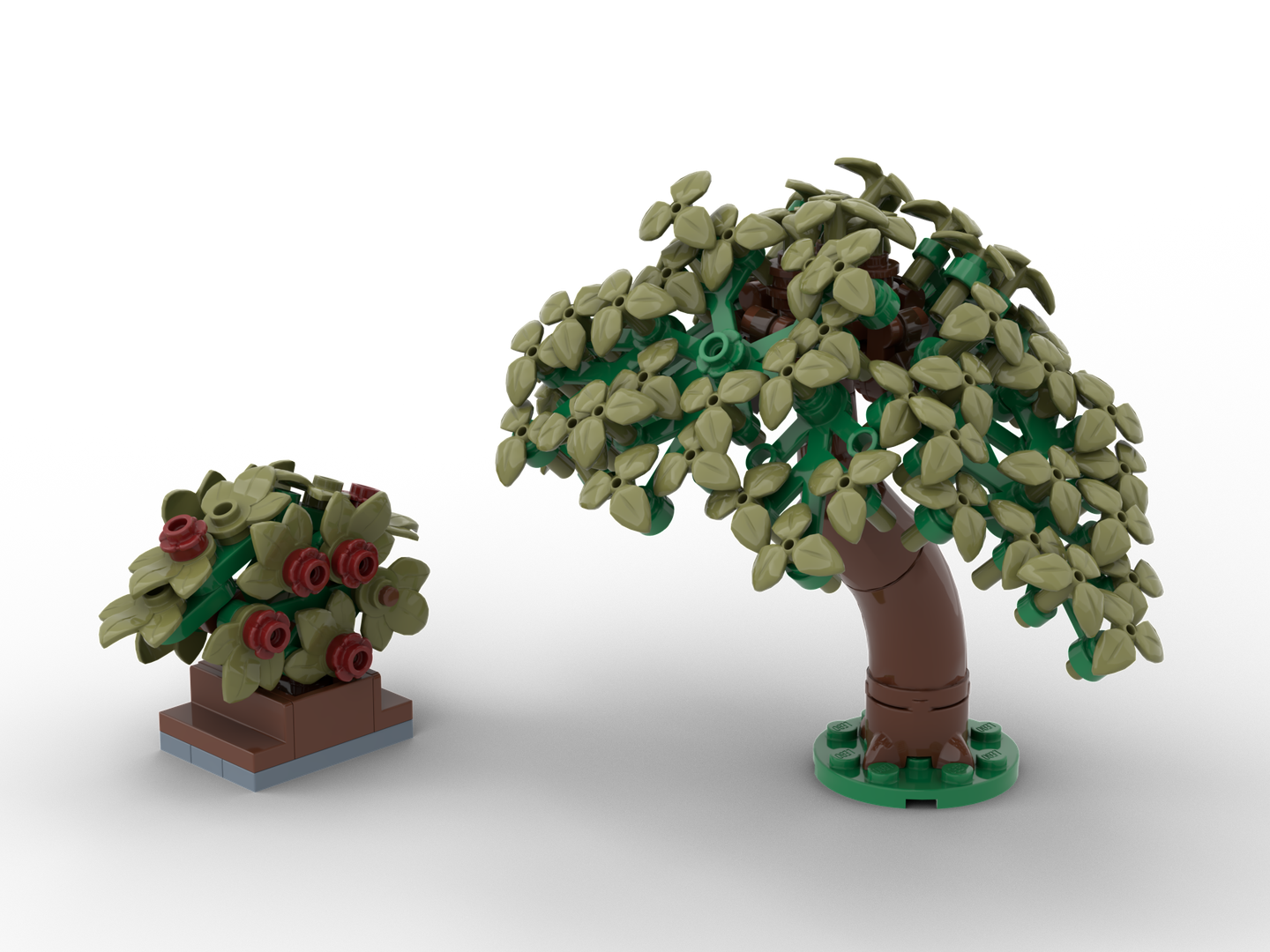 Tree and bush