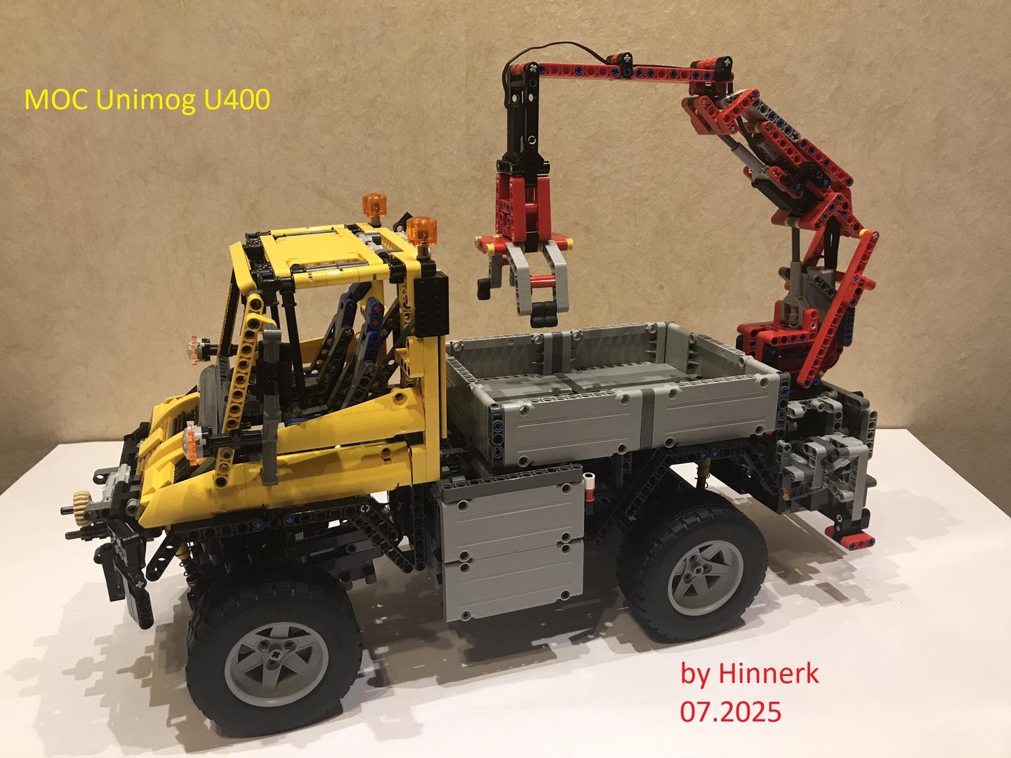 RC Unimog 400 mit Actuatoren