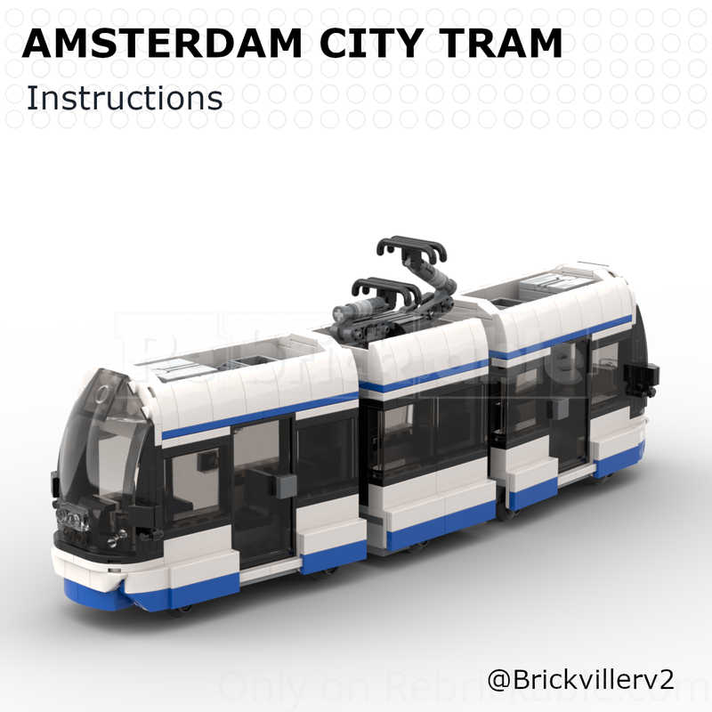 Amsterdam city tram (8404 remake)