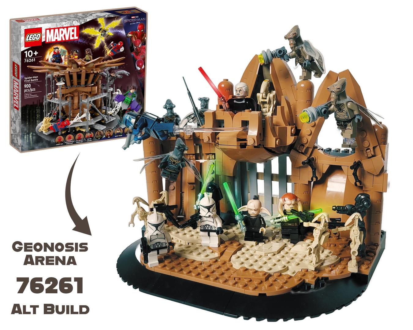 Geonosis Arena Diorama - Alternative built for 76261