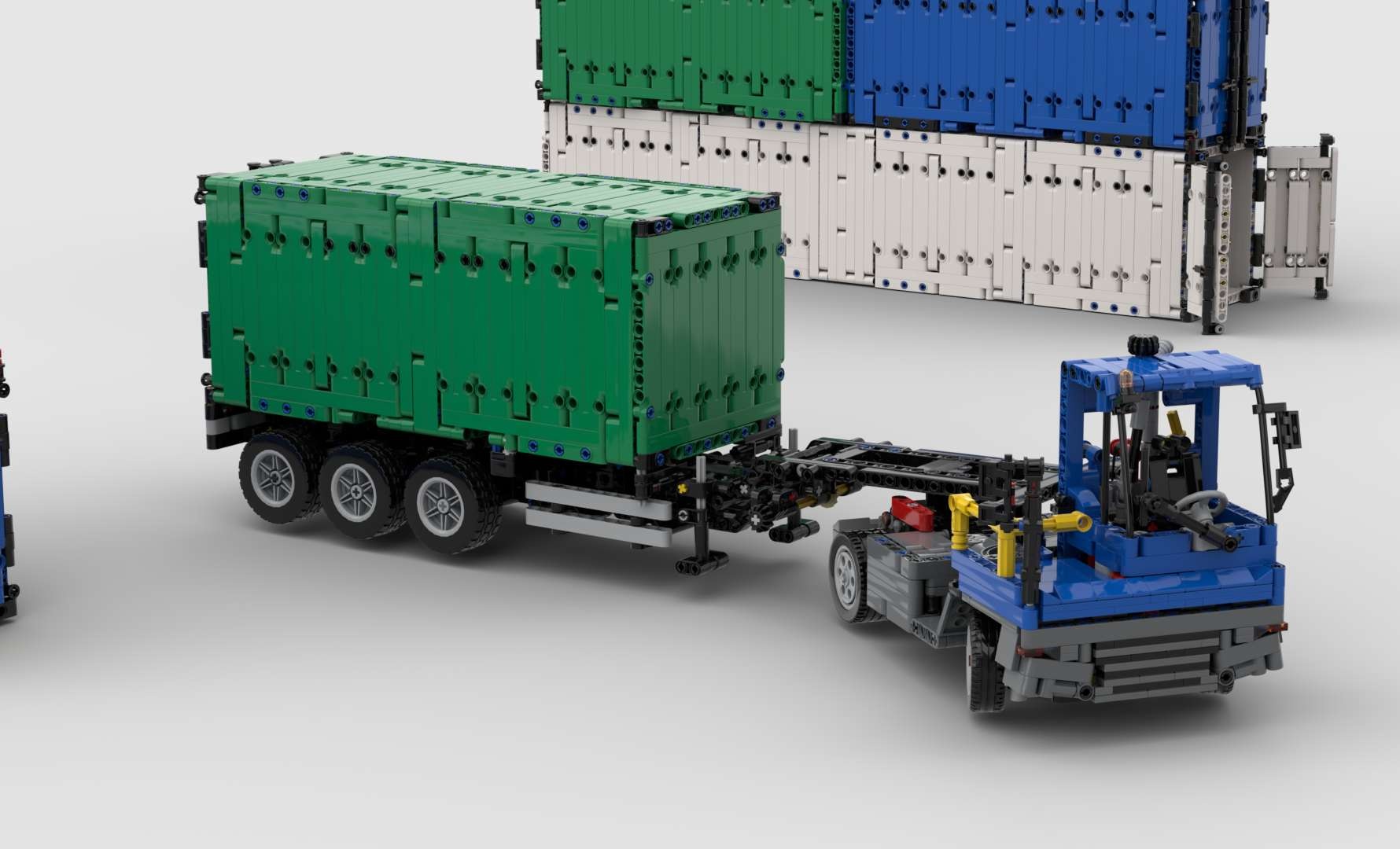 extending container trailer 1:21