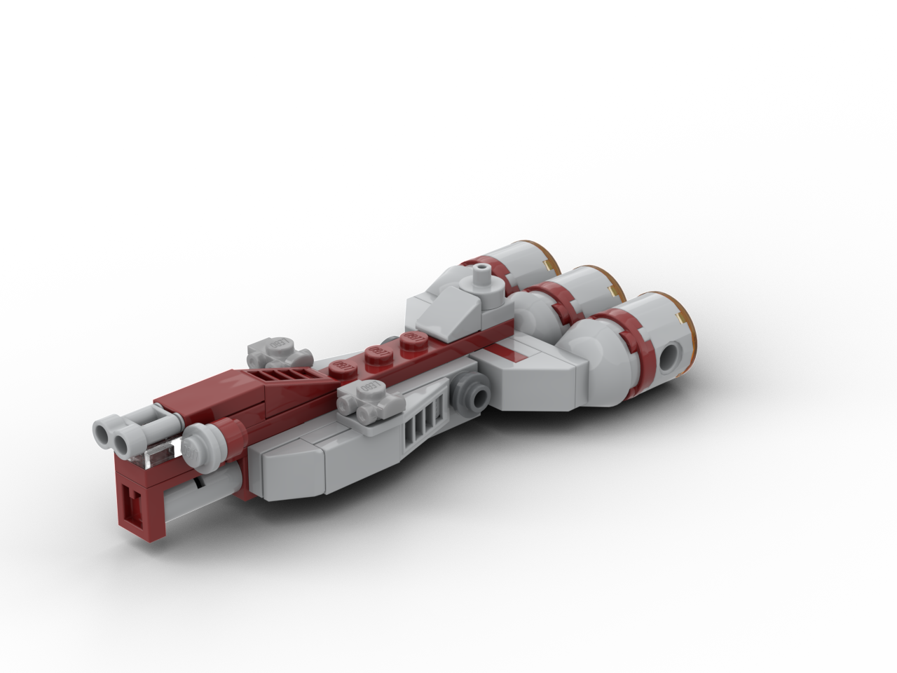 Consular-Class Republic Frigate (Charger C-70 retrofit) UCS Venator scale