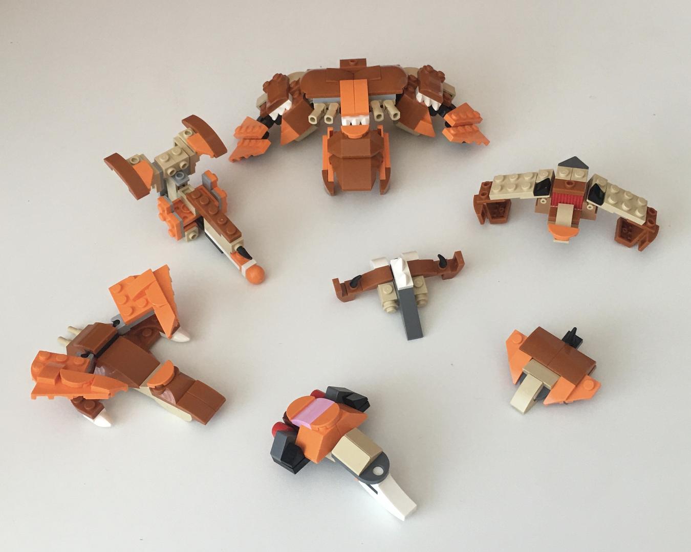 "Little Fleetie" - an alt build for 76967-1 Little Eatie: T-Rex alternate build