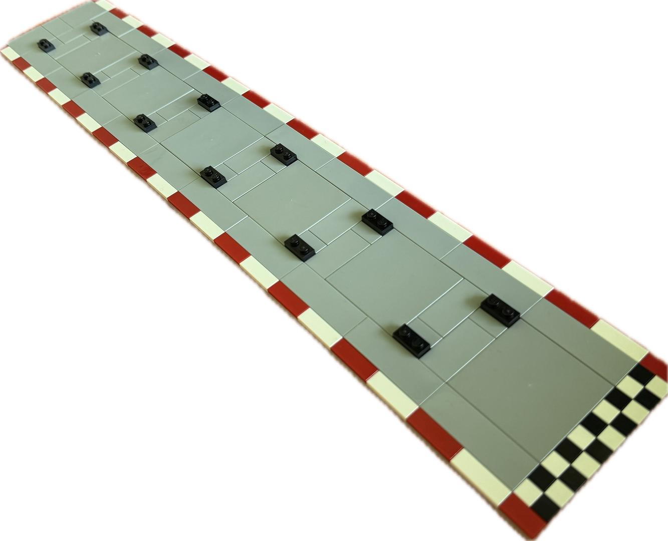 Starting line for F1 mini-cars