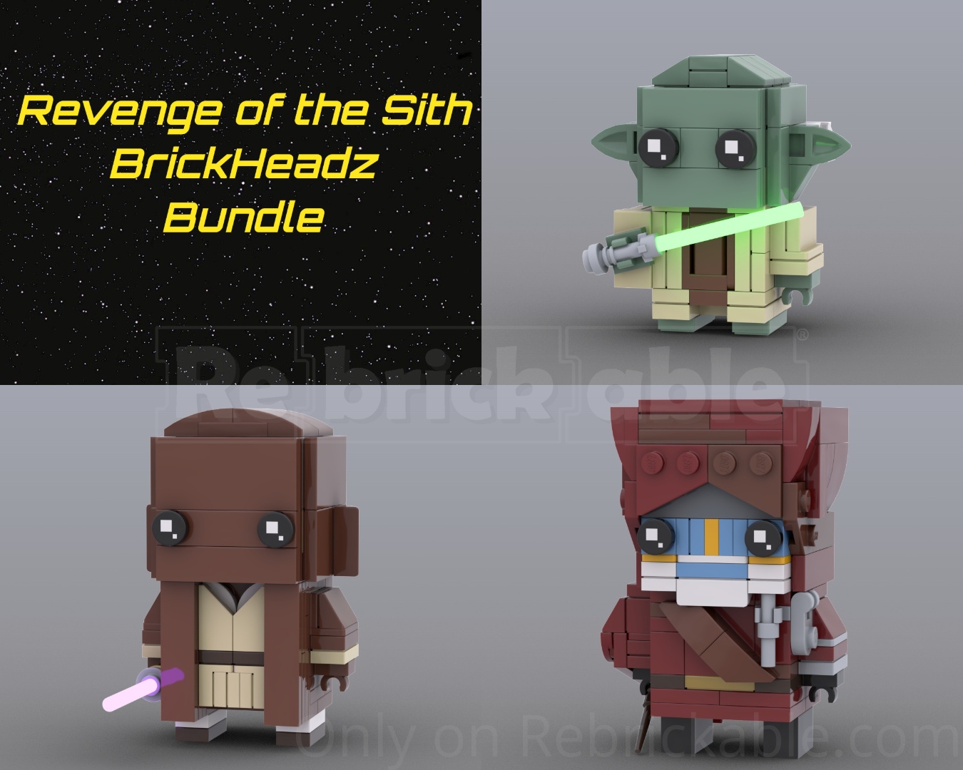 Revenge of the Sith BrickHeadz Bundle